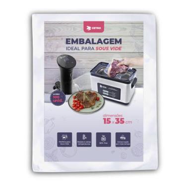 Imagem de Embalagem Sous Vide 15x35 - 100 Unidades - Cetro