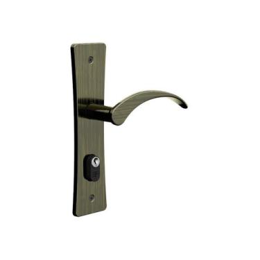 Imagem de Fechadura Externa Self 40 Antique Oxidado Espelho Bella 3F - FERRAGENS