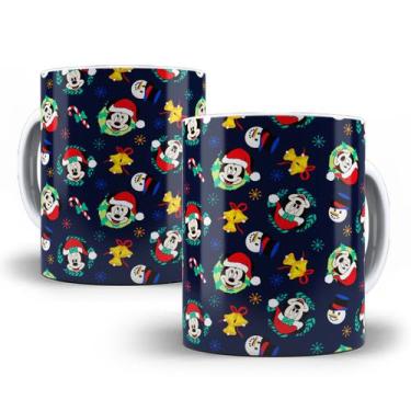 Imagem de Caneca Mickey Mouse Natal Porcelana Personalizada Modelo 1 - Tio da Ca