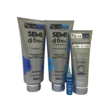 Imagem de Kit Semi di Lino - Nutrivix Cosméticos - Nutrivix Cosmeticos