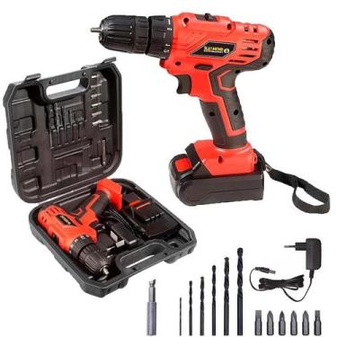 Imagem de Parafusadeira Furadeira Impacto 12v Bivolt C/ Maleta Schulz - SCHULZ I