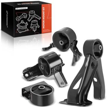 Imagem de A-Premium Kit de montagem de motor e transmissão compatível com Mitsubishi Outlander 2007-2013 3.0L, transmissão automática, AWD, conjunto de 4 peças, substituição # MN101573, MN184094