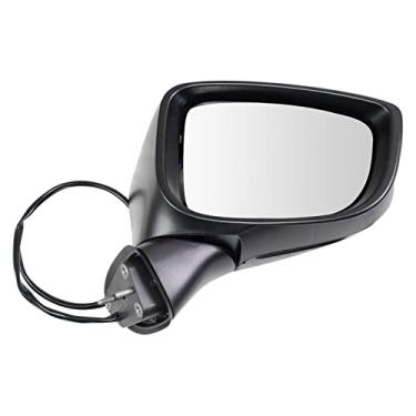 Imagem de TRQ Espelho retrovisor retrovisor elétrico de tinta para combinar com RH para Toyota Yaris iA 2017-2018 2016 Scion iA novo