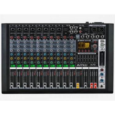 Imagem de AMW AJ12 Mesa de som 12 Canais EFX High End BT Interface USB
