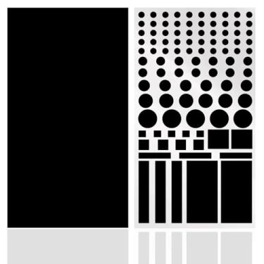 Imagem de Adesivos com bloqueio de luz LED, adesivos blecaute de luz LED mmcrz adesivos de escurecimento de luz, filtros de LED, folhas de escurecimento para roteadores, capas de LED para TV blackout (preto - 2