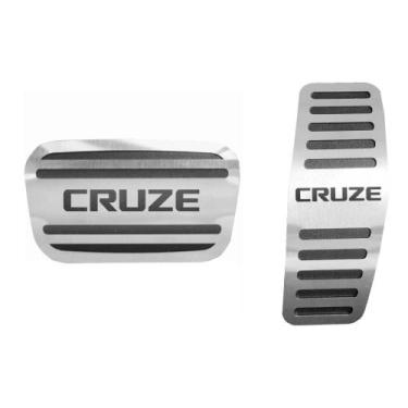 Imagem de Pedaleira Aço Inox Chevrolet Cruze Automático - GPI Automotive