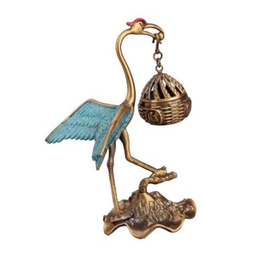 Imagem de Generic Queimador de incenso suspenso, guindaste, cone, suporte de incenso, detalhes de presente, forno de metal, difusor de incenso para sala de estar, mesa