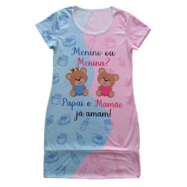 Imagem de Vestido Adulto Chá Revelação Menino ou Menina Ursinhos - Calupa, M