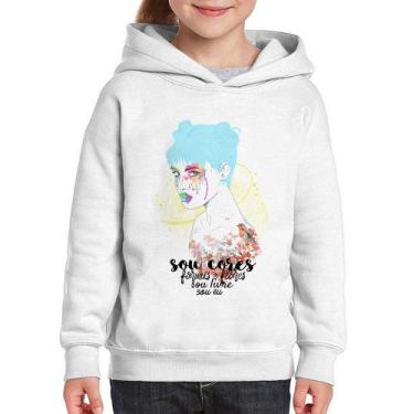 Imagem de Moletom Infantil Sou eu - Foca na Moda, Branco, 4