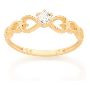 Imagem de Anel Solitário Composto Por 1 Zircônia De 512889 - Rommanel, Branco, 1