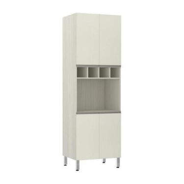 Imagem de Paneleiro C/ Nicho De Microondas 70Cm E 1 Nicho Luci Legno C - LUCIANE
