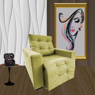 Imagem de Poltrona Pra Extensão De Cílios Com Apoio Para os Pés Modelo Cris - mo