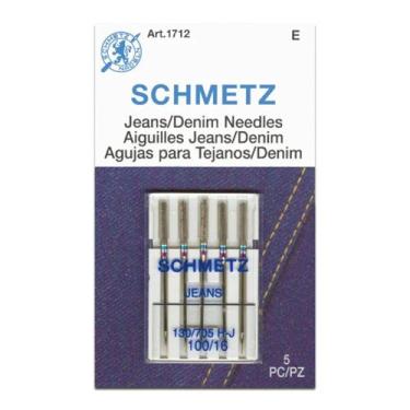 Imagem de Agulha Schmetz 100/16 Para Jeans Universal H 130/705 H-j N16 - Levolpe