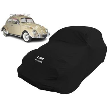 Imagem de Capa Para Carro Volkswagen Fusca Bagageiro Californiano - Mz, Preta