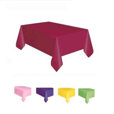 Imagem de 10 Toalhas para mesa de festa em Tnt  quadradas - 70 cm x 70 cm - pink