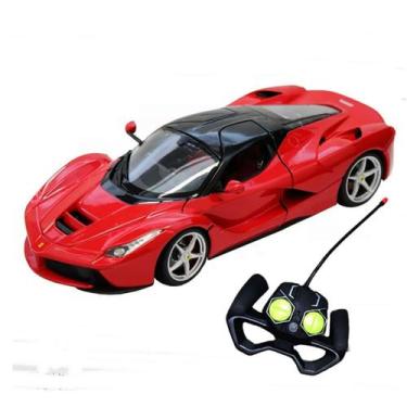 Imagem de Carrinho Controle Remoto 4 Funções Acende Farol - Tesla Store, Ferrari