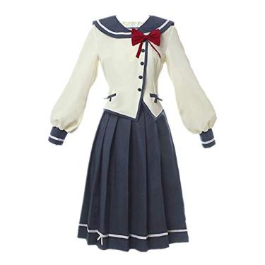 Imagem de Anime ORESUKI Sanshokuin Sumireko Cosplay Pansy Cosplay Fantasia Uniforme Escolar Fantasia de Halloween Conjunto Completo, Tamanho:, X-Large