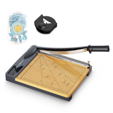 Imagem de Cortador de papel guilhotina LOTHANEK 12" de madeira com 16 folhas