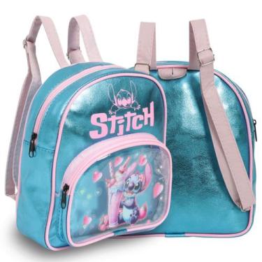 Imagem de Mochila Infantil Stitch Pequena Reforçada Creche Pre Escola - Plike