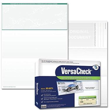 Imagem de VersaCheck Cheques seguros – 500 verificações de vales de negócios em branco – Prestige S – 500 folhas formulário #1000 – verifique no topo