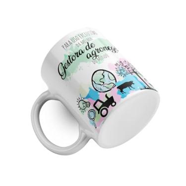 Imagem de Caneca Porcelana Gestora de Agronegocio Com Nome Personalizado 325ml - 009331