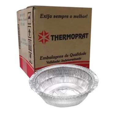 Imagem de MARMITEX ALUMINIO N5 FECHAMENTO MANUAL 350ML C/100 THERMOPRAT AIR FYER