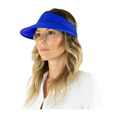 Imagem de Viseira Leblon Uv Line Azul Bic, Único, Azul