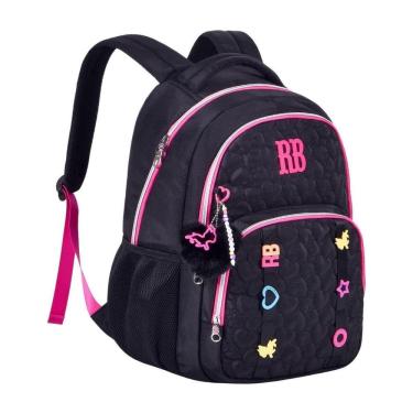 Imagem de Mochila Rebecca Bonbon Juvenil De Costas Meninas - Preto