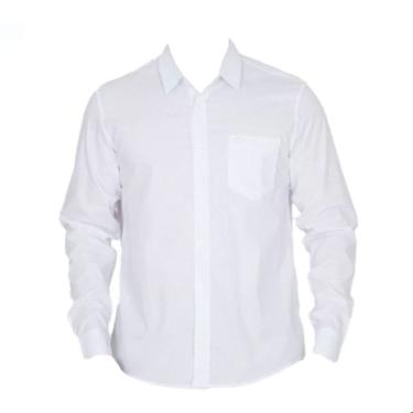Imagem de Camisa Social Masculina 100% Algodão Zuza Leve Confortável Casual