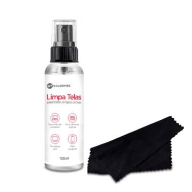 Imagem de GOLDENTEC - Limpa Telas 120ml Goldentec com Pano Microfibra