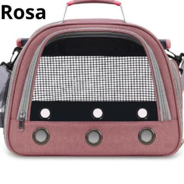 Imagem de Bolsa Mala Gaiola Portátil Para Pássaros Com Poleiro Casa Para Pequeno