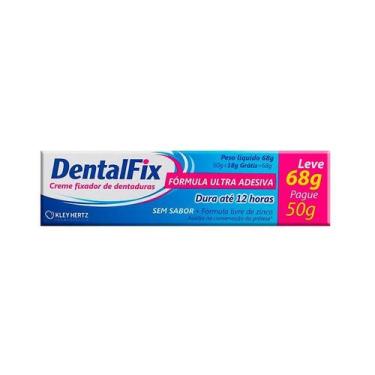 Imagem de DentalFix Creme Fixador de Dentadura Sem Sabor 68g