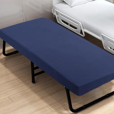 Imagem de Lençóis de berço 78,7 cm x 190,5 cm para colchão estreito de solteiro/beliche de trailer/camas de hóspedes/berço militar/colchão de três dobras/colchão de viagem, ultramacios e respiráveis, lençol de