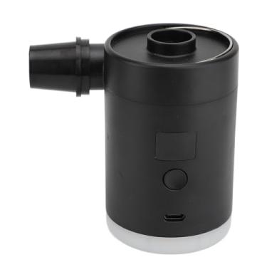 Imagem de Bomba de Ar Portátil para Infláveis, Mini Bomba de Colchão de Ar Com Luz de Tela LED Luz para Colchão, Bombas de Deflator de Inflador Elétrico Recarregáveis ​​para Viagem Ao Ar
