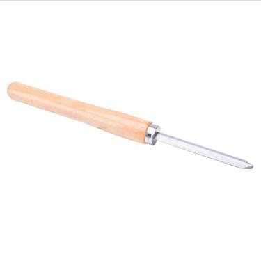 Imagem de Madeira Torno Cinzel Set, 8pcs Turning Tools Madeira Processing For Craftsman, Alto Carbono Aço Vintage Madeira Cinzel Molde, Multiplicar, Spear Point, Ferramenta de Separação,