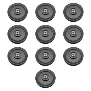 Imagem de kowaku Equipamento de fitness do rolamento de fitness Equipamento de fitness desgaste de desgaste portátil Máquina de acessórios para exercícios para, Polia de 12 Cm