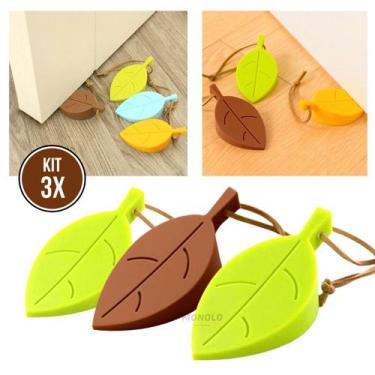 Imagem de Kit com 3 Peso Prendedor Porta Folha - Clink, 2 verdes e 1 marron