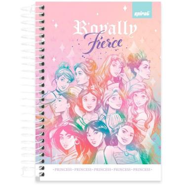 Imagem de Caderno 1-4 espiral c. D. 160fls Princesas 2406853 Spiral Pn pt 1 un
