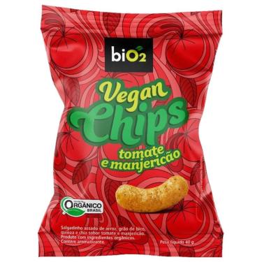 Imagem de Salgadinho Orgânico Tomate e Manjericão biO2 Vegan Chips 40g