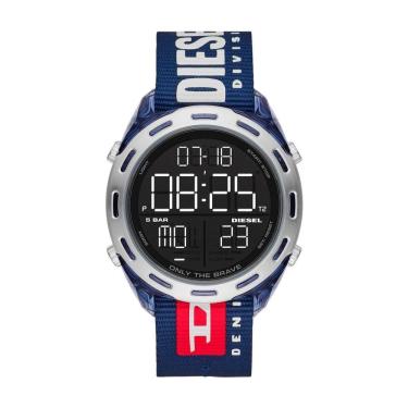 Imagem de Relógio Masculino Diesel Crusher DZ1915/8AN 47mm Pulseira Nylon Azul