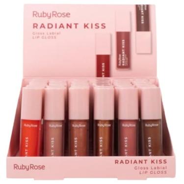 Imagem de RUBY ROSE HBL6400 GLOSS LABIAL RADIANT KISS 36UN DISPLAY
