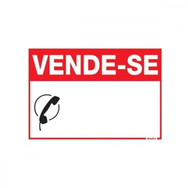 Imagem de Placa Sinalizacao Pvc 20X30 ''Vende-Se'' 250Cn - SINALIZE