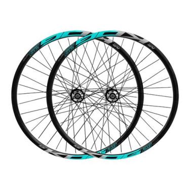 Imagem de Par Roda aro 29 KOG 36F com Cubo K7 com Raios Inox Preto, Preto, Branc