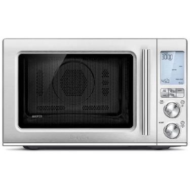 Imagem de Micro Ondas 3 em 1, 31 Litros em Aço Inoxidável Escovado, 110V 1400W, Breville, Prata