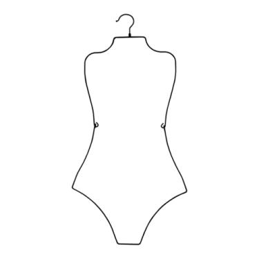 Imagem de Bothyi Traje de banho traje de banho rack de biquíni dobrável exibição de biquíni lingerie pendurada rack para roupas vestidos de guarda -roupa vestido de, Preto