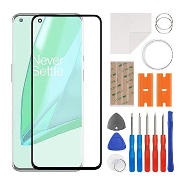 Imagem de SWARK Substituição de lente de vidro LED frontal compatível com OnePlus 9 Pro LE2121, LE2125, LE2123, LE2120 (sem tela LCD e digitalizador de toque) com kit de reparo..