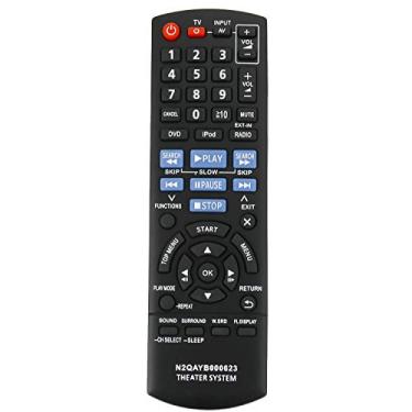 Imagem de Novo controle remoto de substituição N2QAYB000623 adequado para sistema de som Panasonic DVD Home Theater SC-XH150 SCXH150 SA-XH150 SAXH150