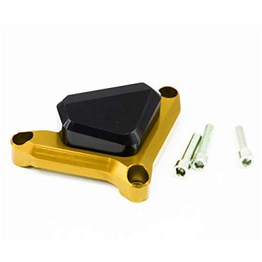 Imagem de Acc-Creativity Motocicleta CNC Alumínio Motor Crash Guard Case Frame Sliders Protector Proteção contra quedas Compatível com Ducati Diavel Monster Hypermotard Multistrada (Ouro)