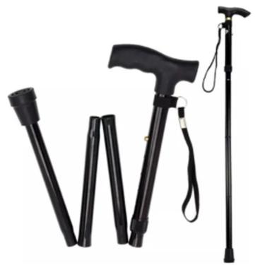 Imagem de Bengala Muleta Para Idoso Em Metal Regulagem Para Bolsa
