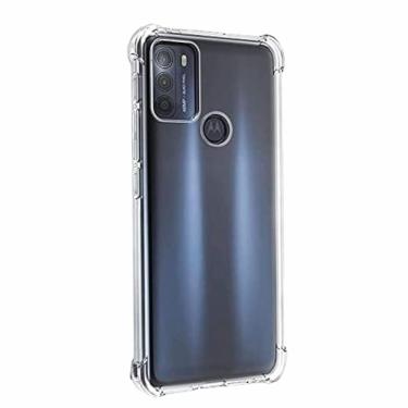 Imagem de Kit Capa Transparente + Película Gel Flex Para Moto G60